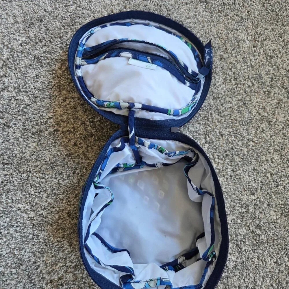 Vera Bradley Mediterranean Blue Cosmetic Bag